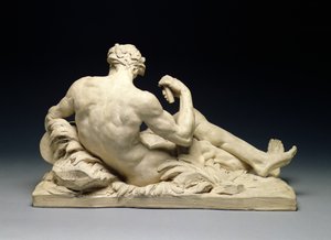 Riviergod (achteraanzicht)